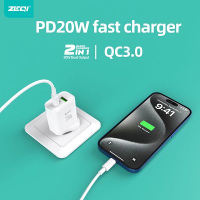 ZEQI ZE-UK032 20W PD Quick Charger (EU Plug)